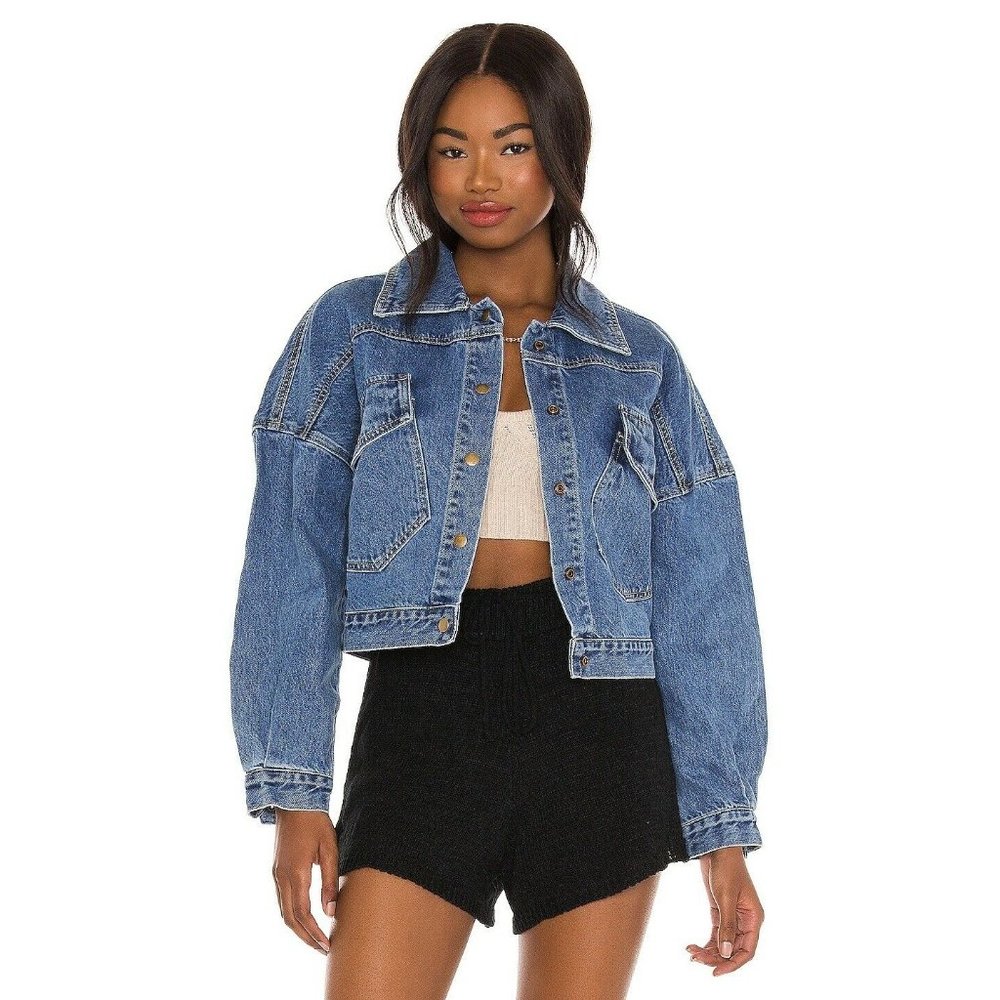 Stylish Women's Blue Denim Jacket